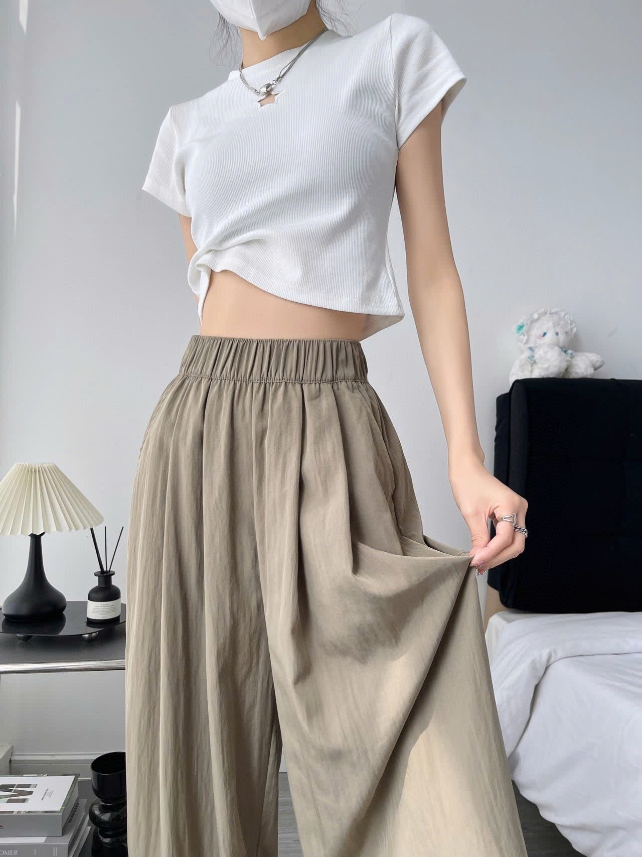 24HA308.10 - QUẦN ỐNG RỘNG YAMAMOTO HÃNG Y+C&COCO