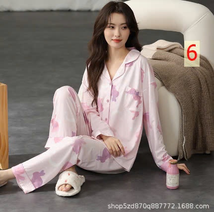 24HA308.27 - BỘ PIZAMA DÀI TAY NỮ