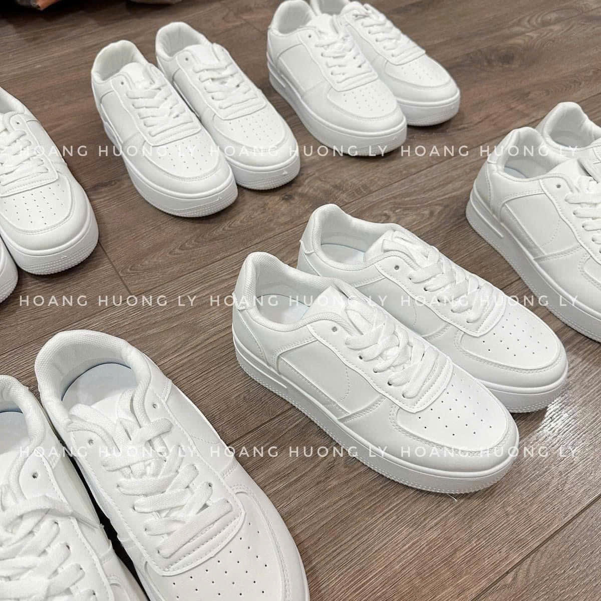 24HA318.28 - GIÀY CẶP NAM NỮ TRẮNG AIR FORCE ONE TĂNG CHIỀU CAO
