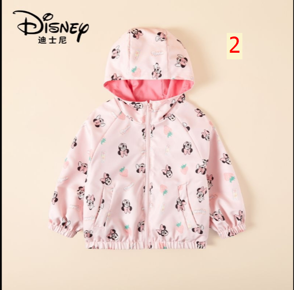 24HA318.02 - ÁO KHOÁC 2 MẶT DISNEY CHO BÉ