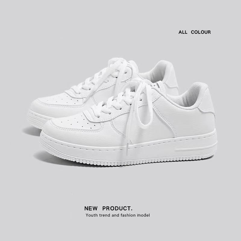 24HA318.28 - GIÀY CẶP NAM NỮ TRẮNG AIR FORCE ONE TĂNG CHIỀU CAO