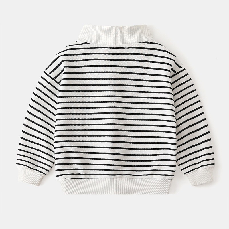 24HA29.05 - ÁO SWEATER SỌC KẺ CHO BÉ
