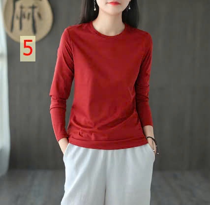 24HA29.06 - ÁO THUN COTTON PHA TƠ TẰM