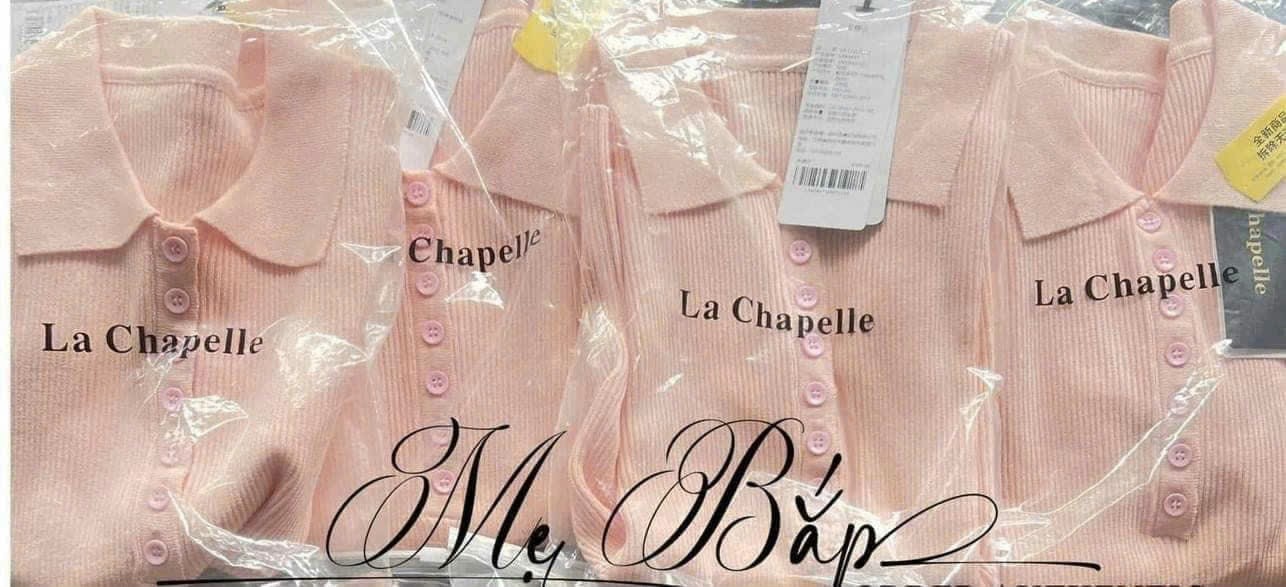 24HA19.14 - ÁO LEN POLO HỒNG LA CHAPELLE
