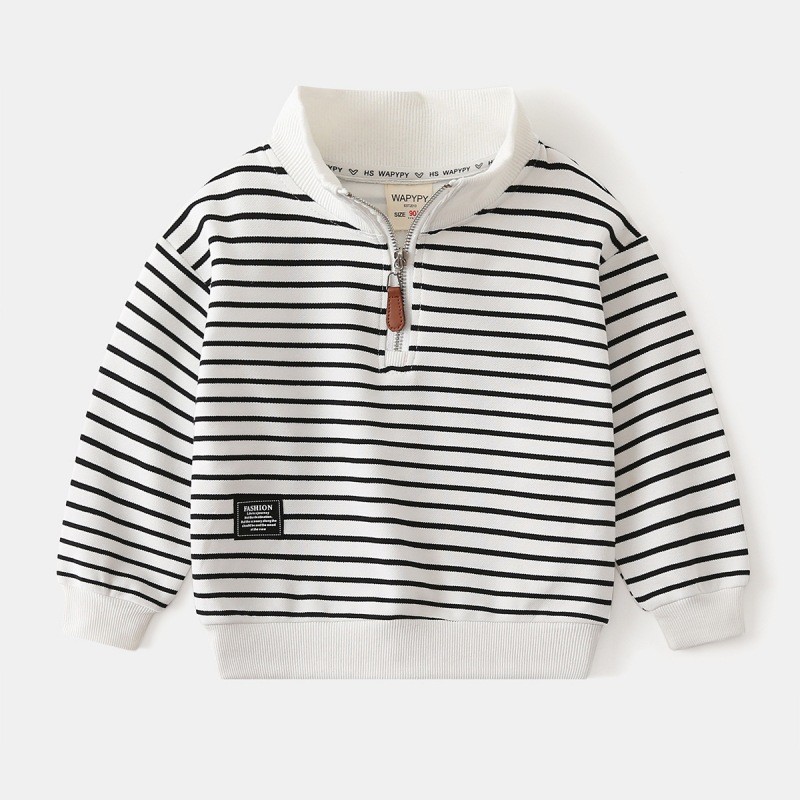 24HA29.05 - ÁO SWEATER SỌC KẺ CHO BÉ