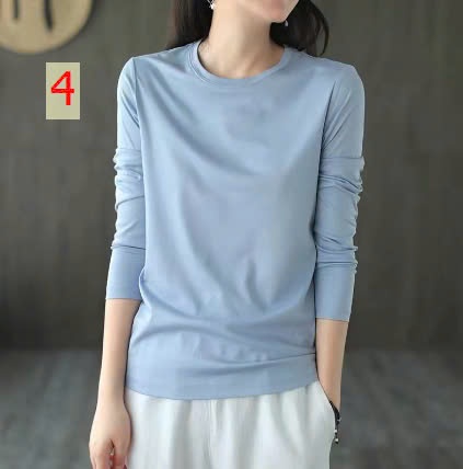 24HA29.06 - ÁO THUN COTTON PHA TƠ TẰM