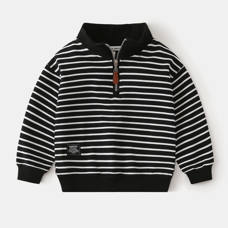 24HA29.05 - ÁO SWEATER SỌC KẺ CHO BÉ