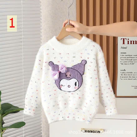 24HA29.04 - ÁO LEN KUROMI CHO BÉ GÁI