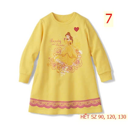 24HA49.09 - ĐẦM COTTON TIÊN CÁ DÀI TAY