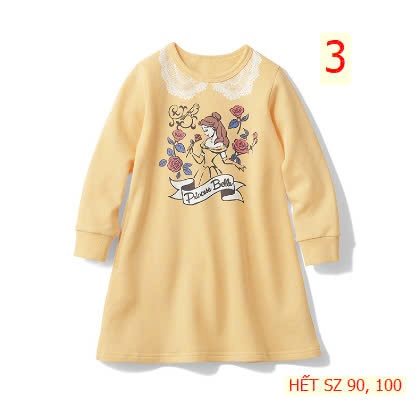 24HA49.09 - ĐẦM COTTON TIÊN CÁ DÀI TAY