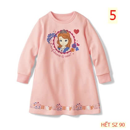24HA49.09 - ĐẦM COTTON TIÊN CÁ DÀI TAY