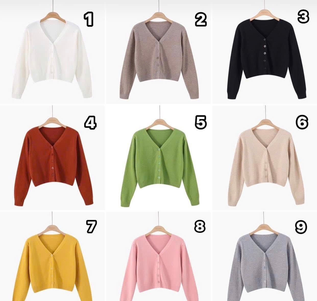 24HA29.32 - CARDIGAN MỎNG NỮ