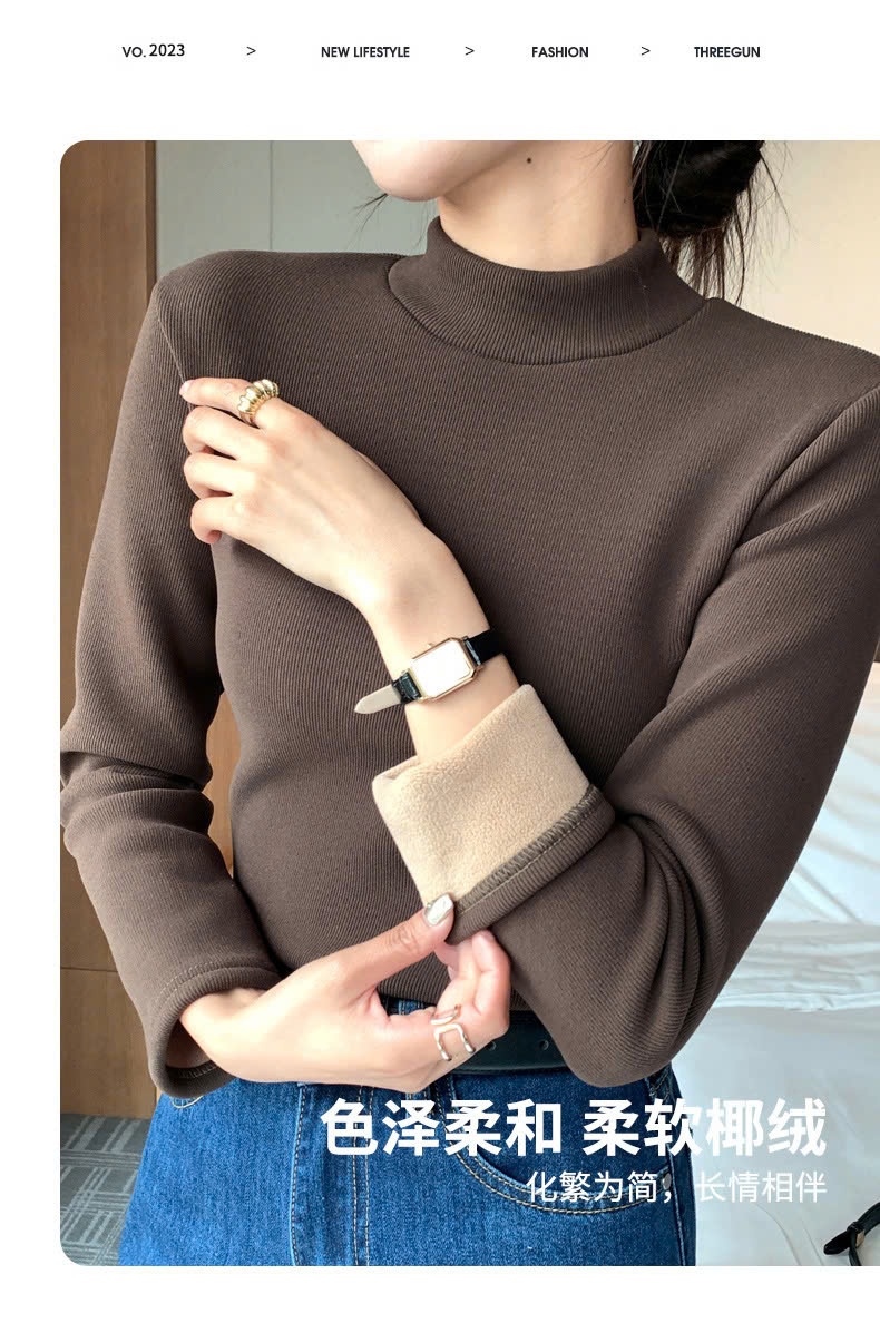 24HA69.25 - ÁO GIỮ NHIỆT LÓT LÔNG ẤM CHO NỮ