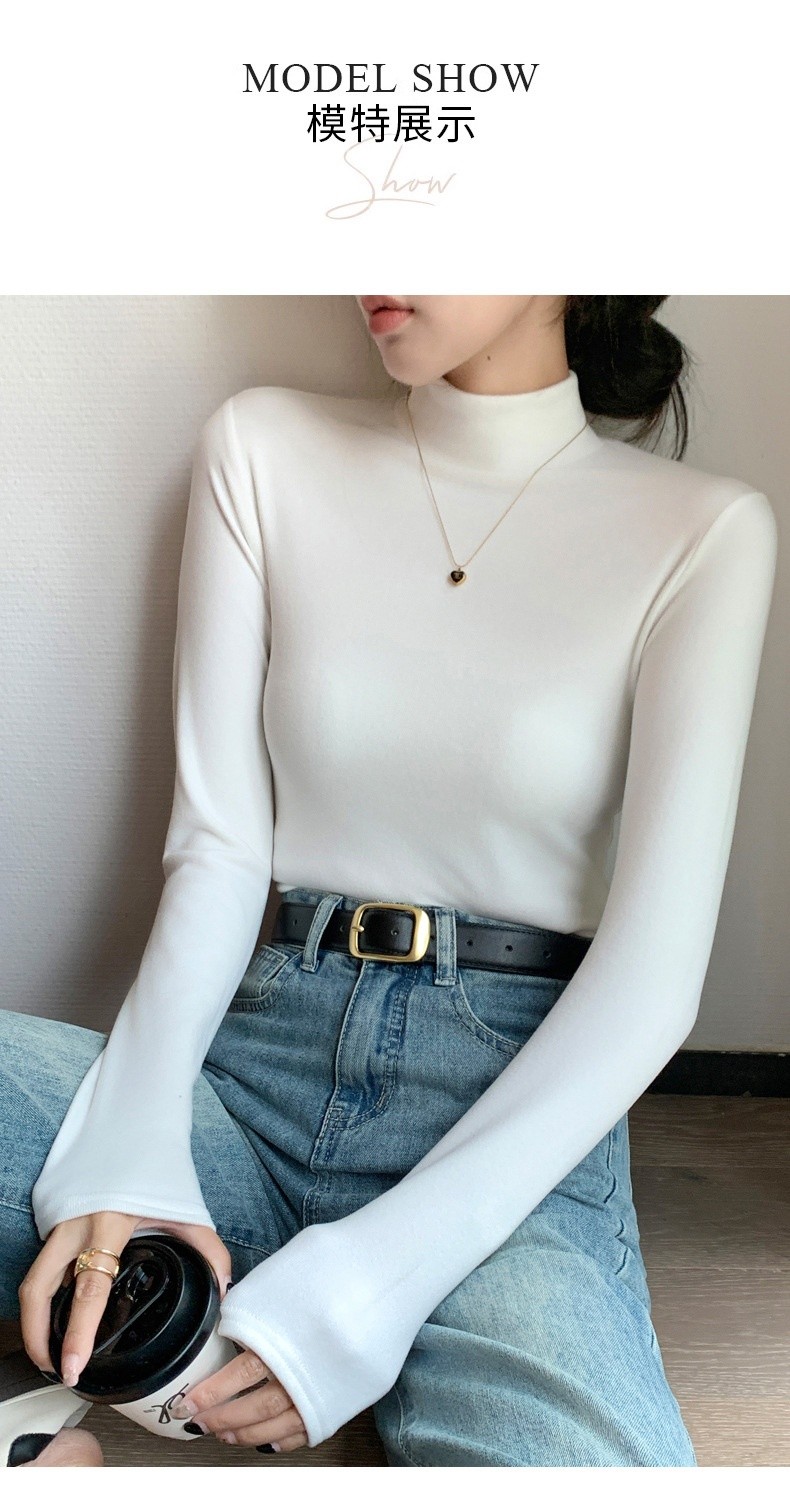 24HA69.27 - ÁO GIỮ NHIỆT NHUNG ĐỨC NỮ