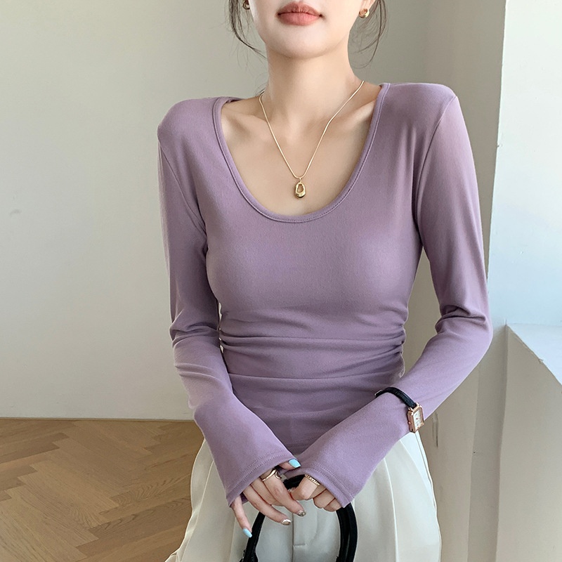 24HA69.30 - ÁO THU ĐÔNG CỔ TRỄ NỮ