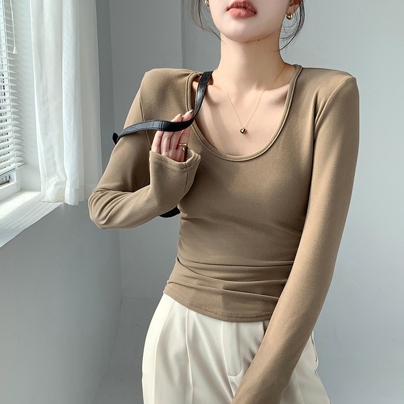 24HA69.30 - ÁO THU ĐÔNG CỔ TRỄ NỮ