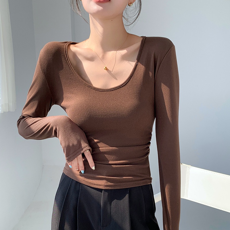 24HA69.30 - ÁO THU ĐÔNG CỔ TRỄ NỮ