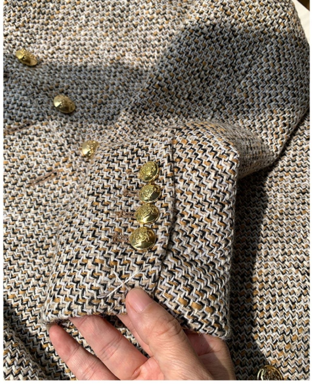 24HA79.10 - ÁO KHOÁC DẠ TWEED
