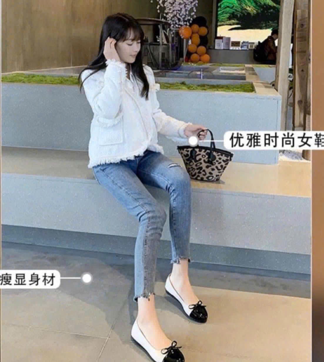 24HA79.28 - GIÀY BỆT NƠ NỮ