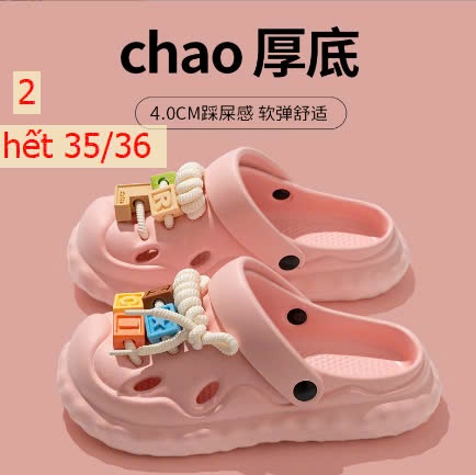24HA89.16 - SỤC CROC ĐẾ DÀY EVA