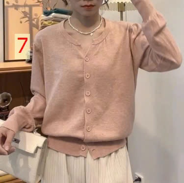 24HA109.12 - ÁO LEN CARDIGAN MỎNG NHIỀU MÀU NỮ
