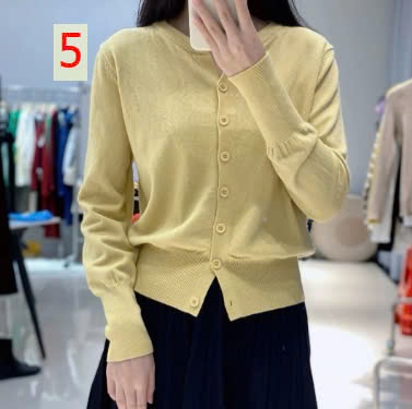 24HA109.12 - ÁO LEN CARDIGAN MỎNG NHIỀU MÀU NỮ