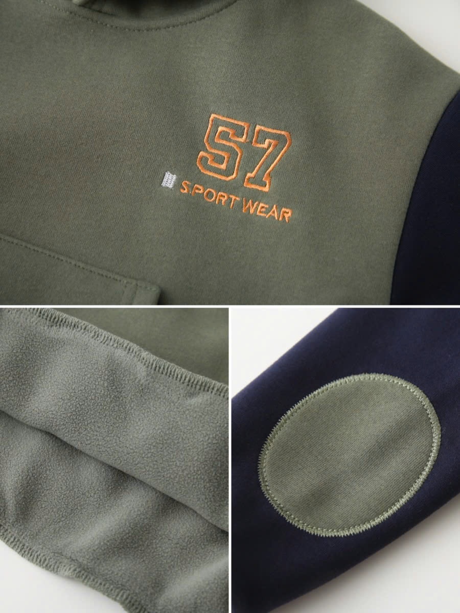 24HA109.07 - ÁO NỈ HOODIE LÓT LÔNG BÉ TRAI HÃNG WAPYPY