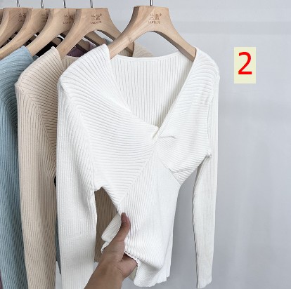 24HA99.18 -ÁO LEN CỔ CÁCH ĐIỆU NỮ