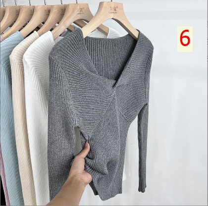 24HA99.18 -ÁO LEN CỔ CÁCH ĐIỆU NỮ