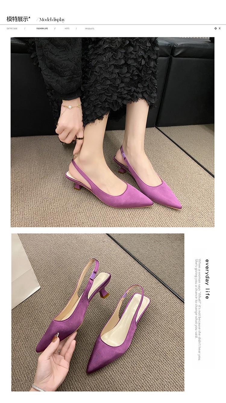 24HA109.13-GIÀY CAO GÓT SLINGBACK MŨI NHỌN