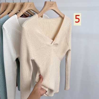 24HA99.18 -ÁO LEN CỔ CÁCH ĐIỆU NỮ