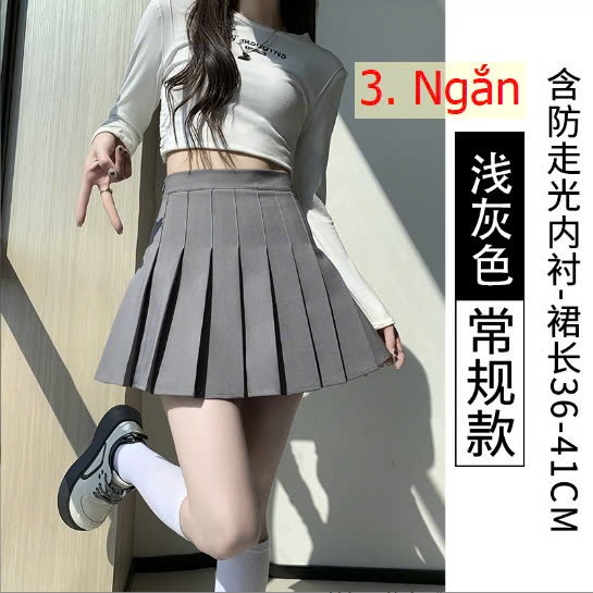 24HA109.09 - CHÂN VÁY NGẮN XẾP LY