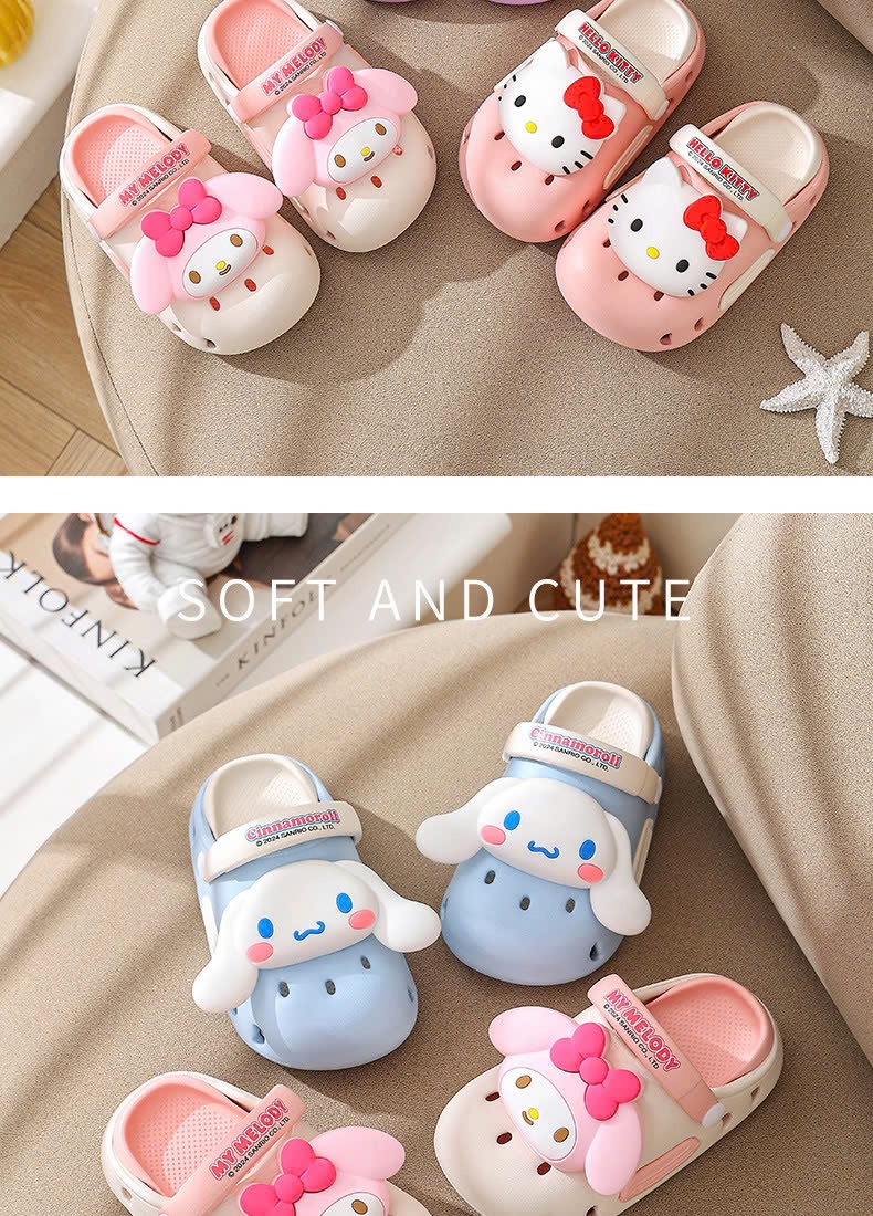 24HA129.04 - SỤC CROCS KUROMI BÉ GÁI
