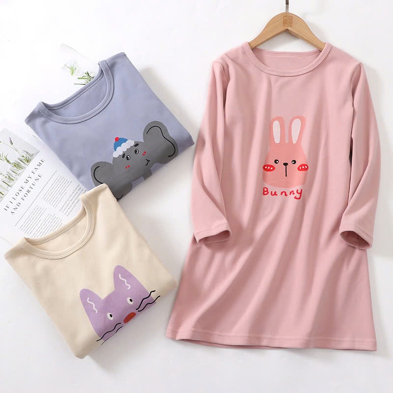 24HA129.07 - VÁY NGỦ BÉ GÁI MADAMKIDS