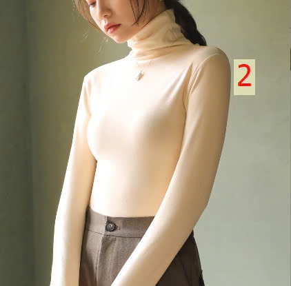 24HA129.21 - ÁO CAO CỔ GIỮ NHIỆT NHUNG ĐỨC