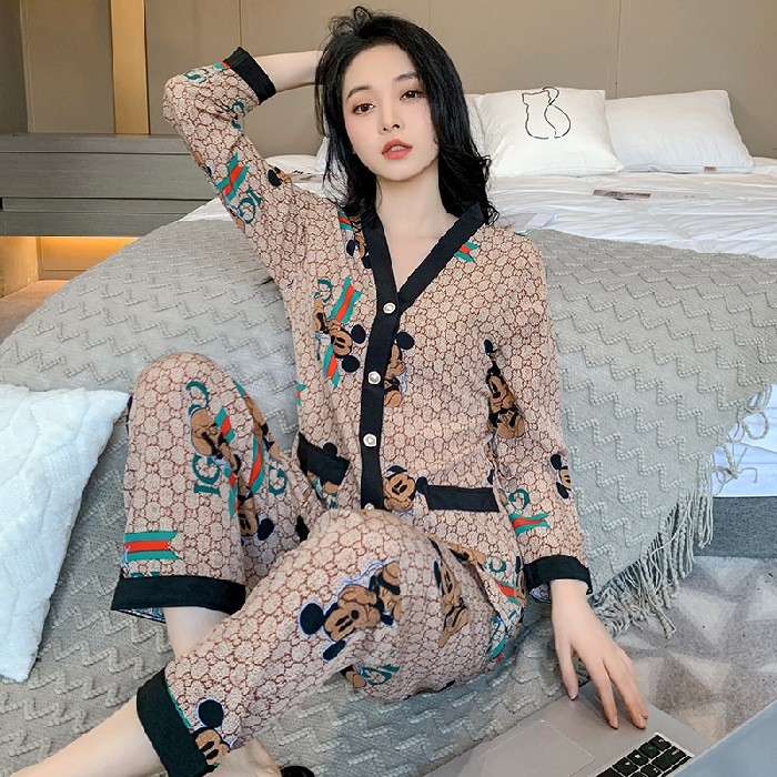 24HA139.17- BỘ DÀI TAY MẶC NHÀ NỮ