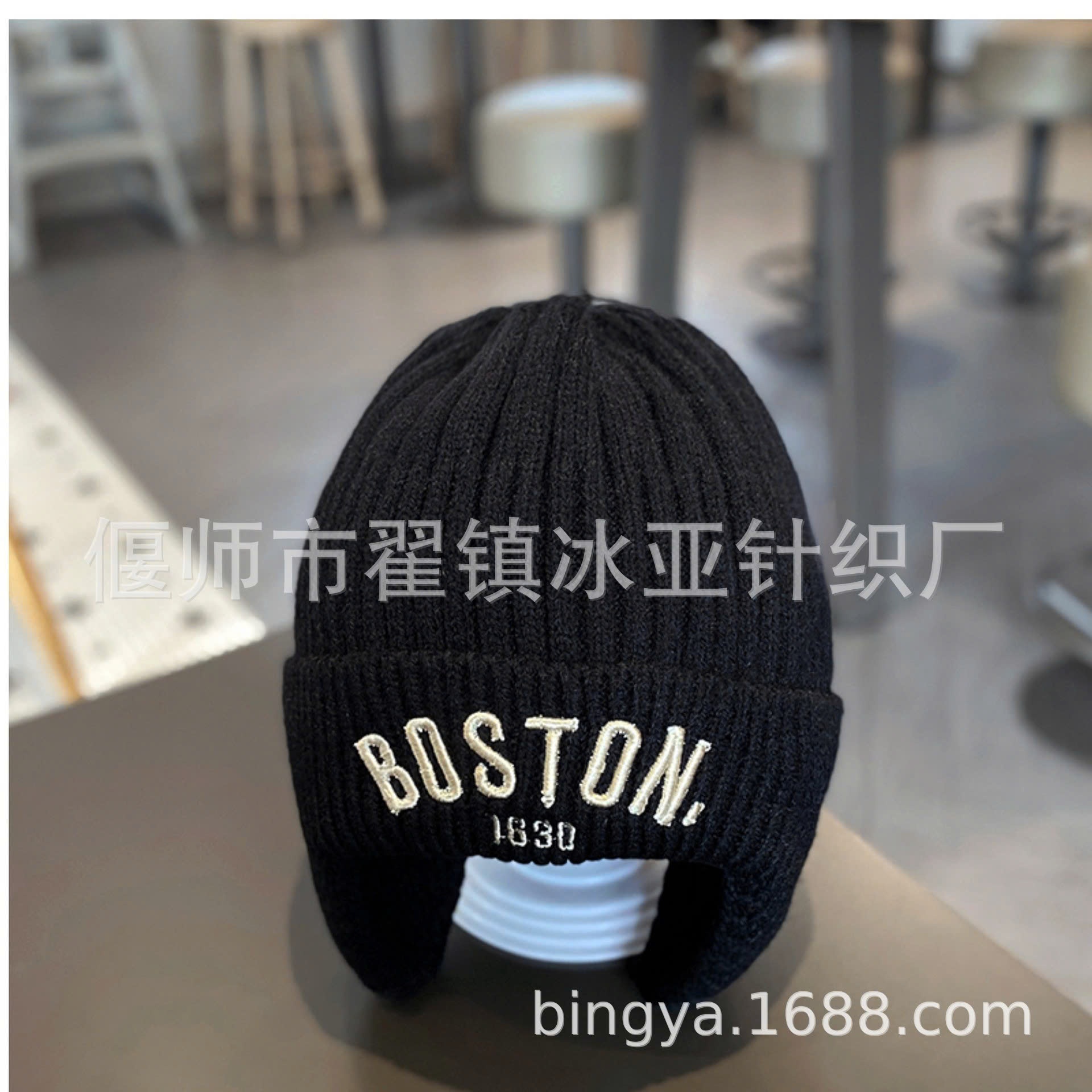 24HA139.12 - MŨ LEN BOSTON CHO BÉ