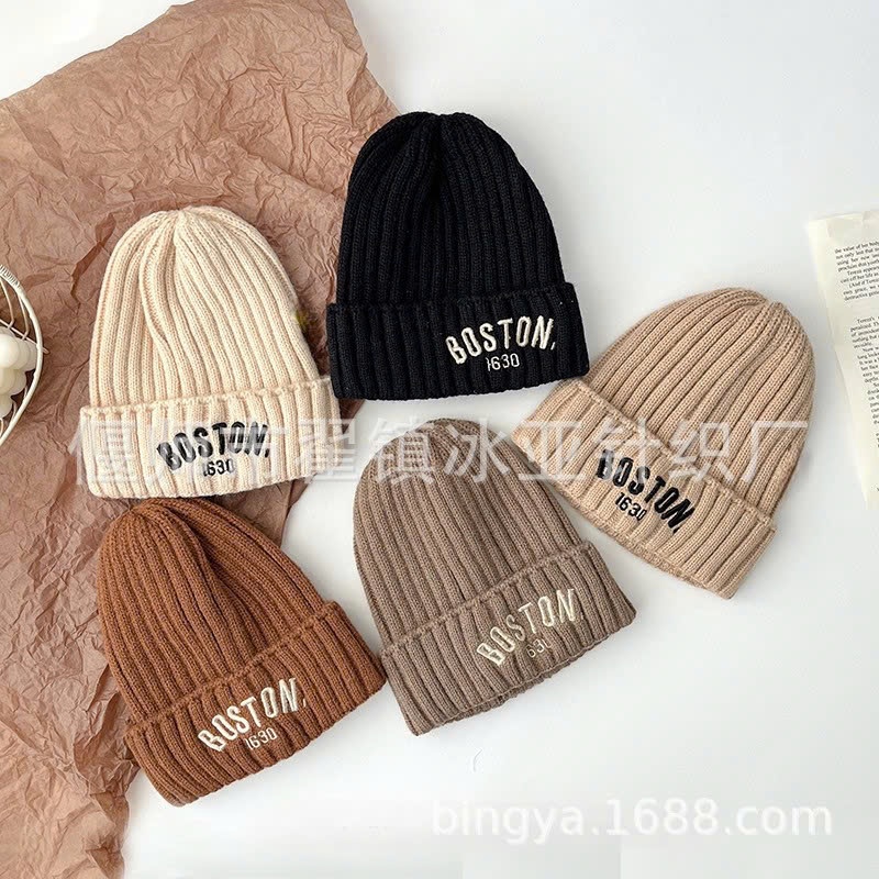24HA139.12 - MŨ LEN BOSTON CHO BÉ