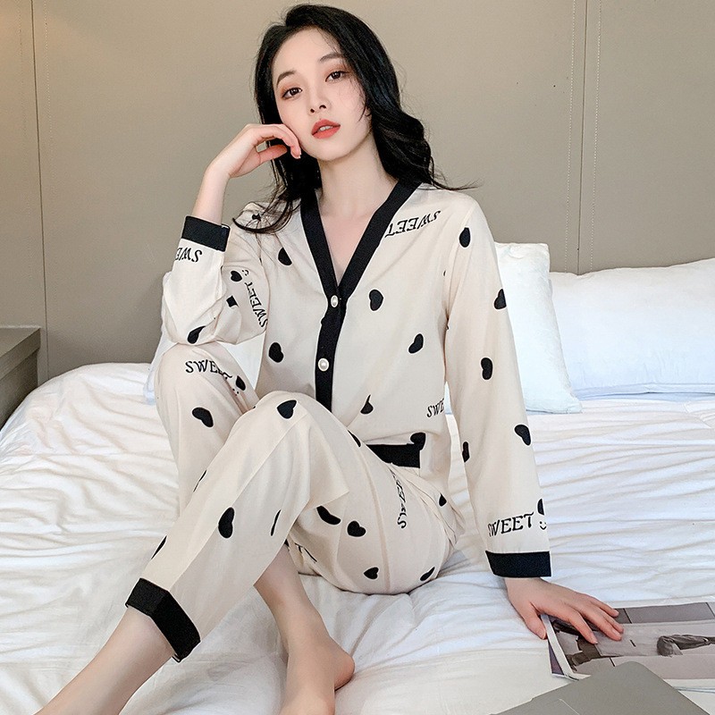 24HA139.17- BỘ DÀI TAY MẶC NHÀ NỮ