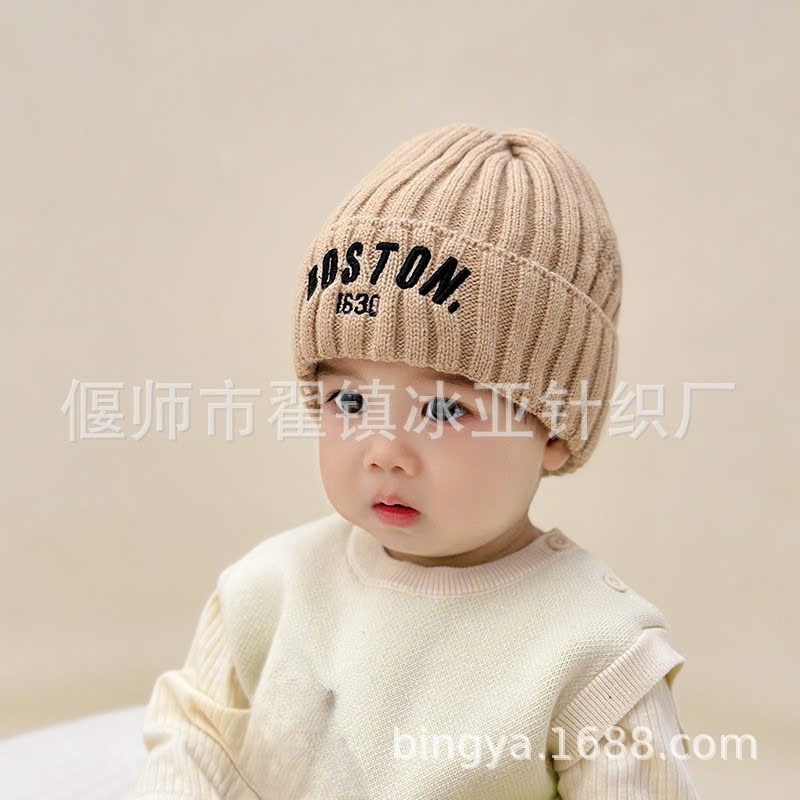 24HA139.12 - MŨ LEN BOSTON CHO BÉ