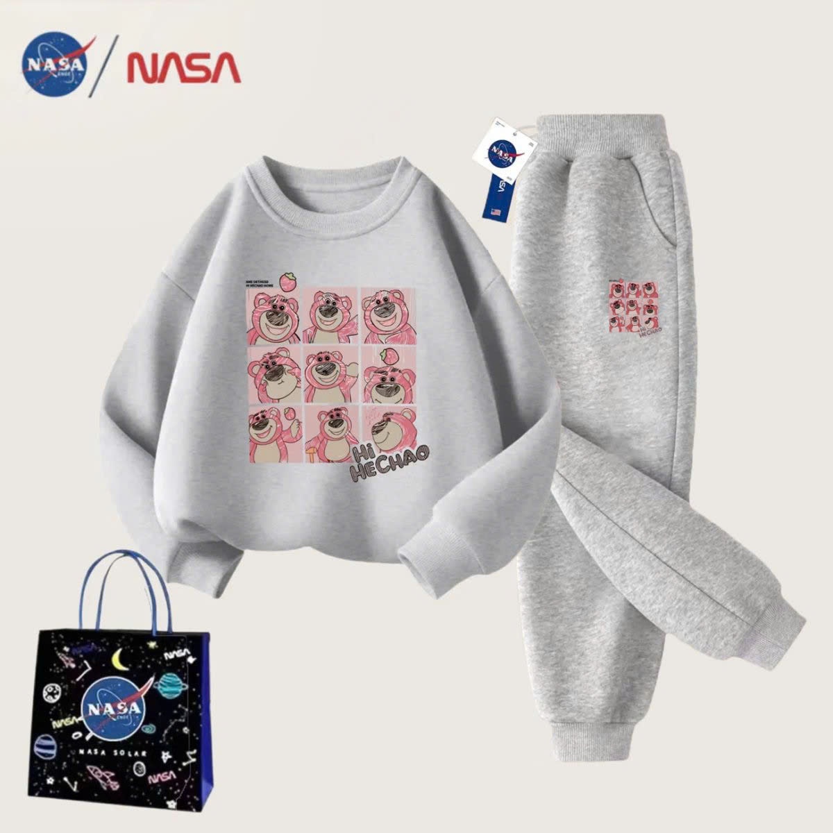 24HA139.21 - BỘ NỈ TRẺ EM NASSA