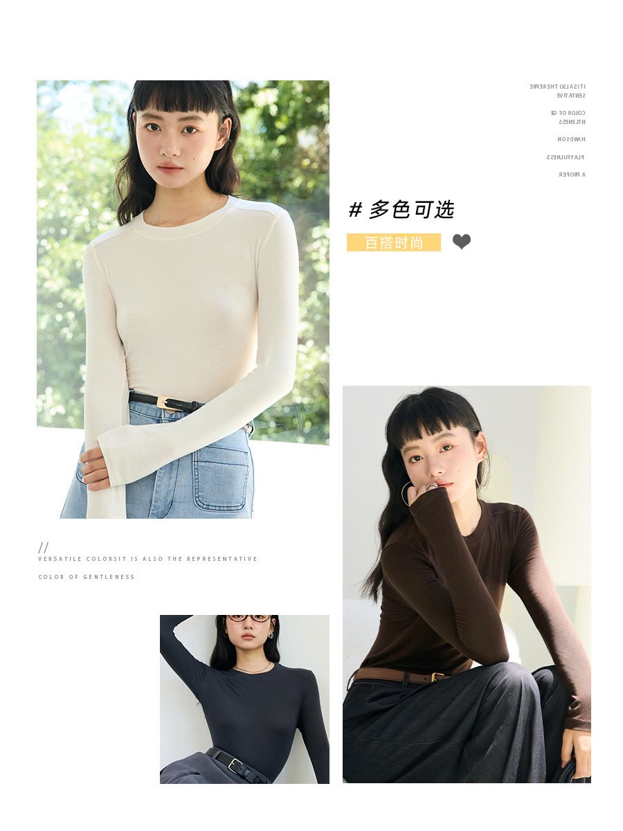 24HA139.24- ÁO LEN MỎNG CỔ TRÒN