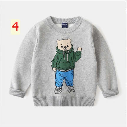 24HA139.29 - ÁO LEN GẤU HÃNG WAPYPY CHO BÉ