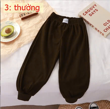 24HA149.22 - SET 2 QUẦN NHUNG CHO BÉ
