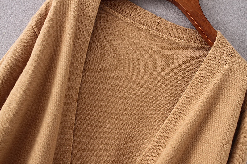 24HA159.09 - ÁO CARDIGAN LEN DÁNG DÀI NỮ