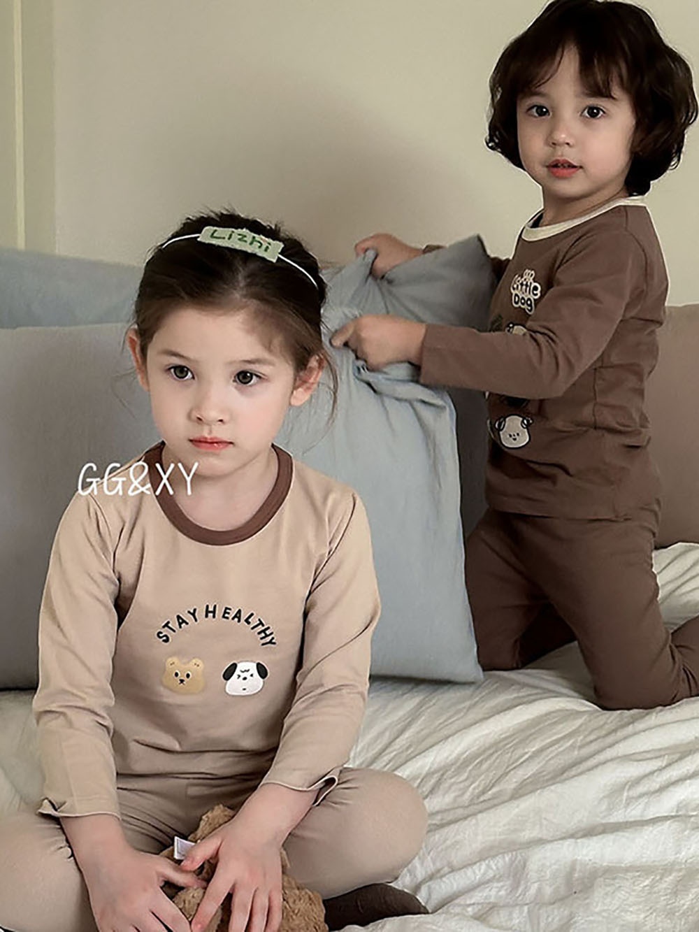 24HA159.19 - BỘ MẶC NHÀ XUẤT HÀN CHO BÉ