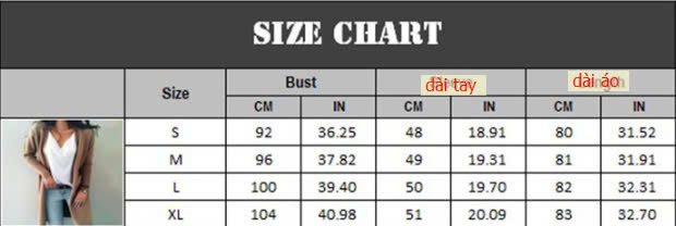24HA159.09 - ÁO CARDIGAN LEN DÁNG DÀI NỮ