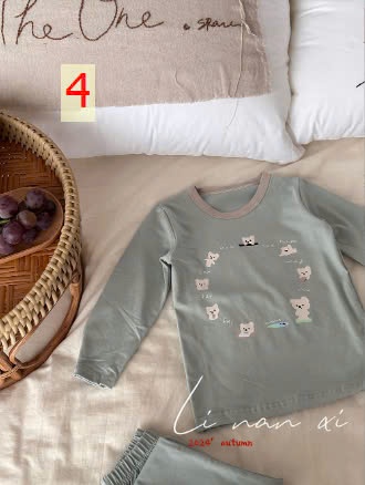 24HA159.19 - BỘ MẶC NHÀ XUẤT HÀN CHO BÉ