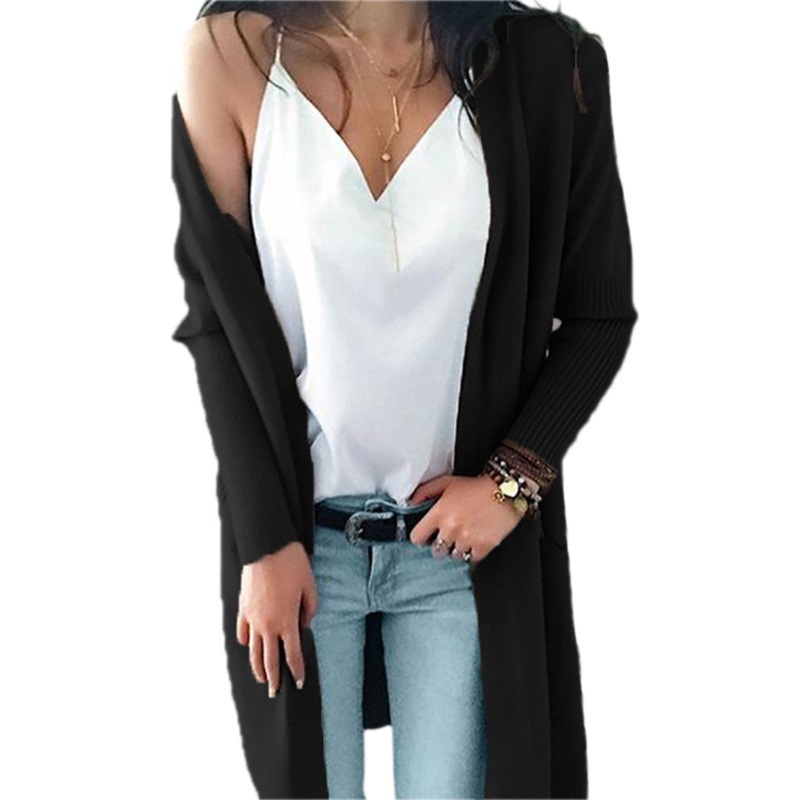 24HA159.09 - ÁO CARDIGAN LEN DÁNG DÀI NỮ