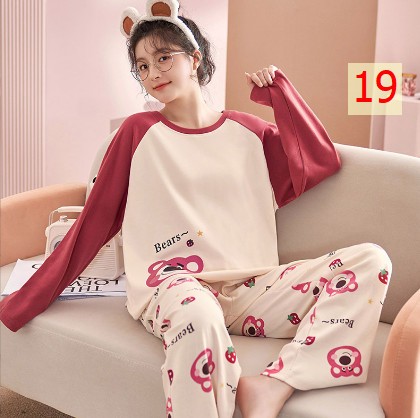24HA159.22- BỘ THU ĐÔNG MẶC NHÀ NỮ